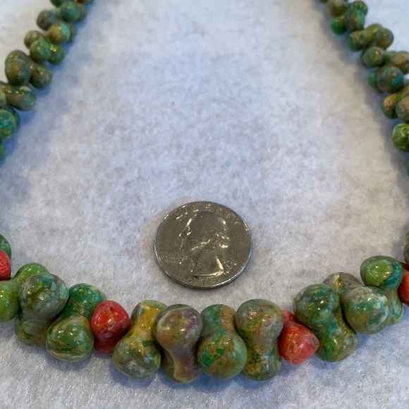 Coral & Turquoise Necklace - Picture 3 of 4